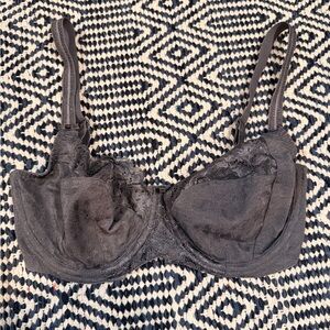 Panache Lingerie Charcoal Lace Bra